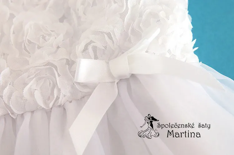Dívčí šaty pro družičku "Madlenka" 10-12 měs. - 12M