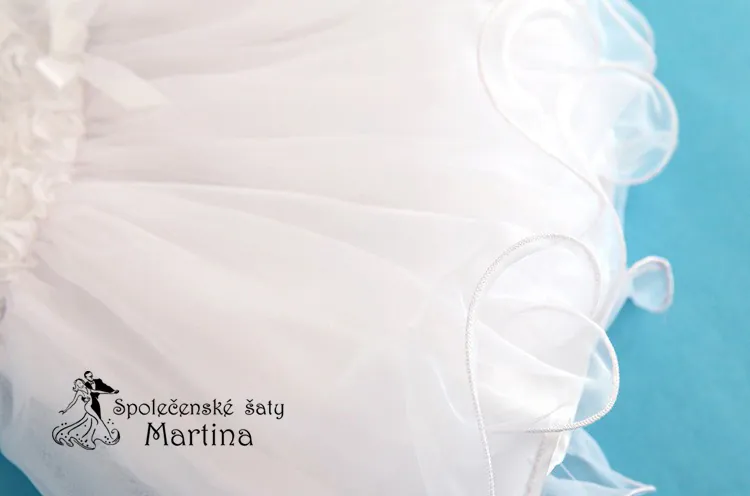 Dívčí šaty pro družičku "Madlenka" 10-12 měs. - 12M