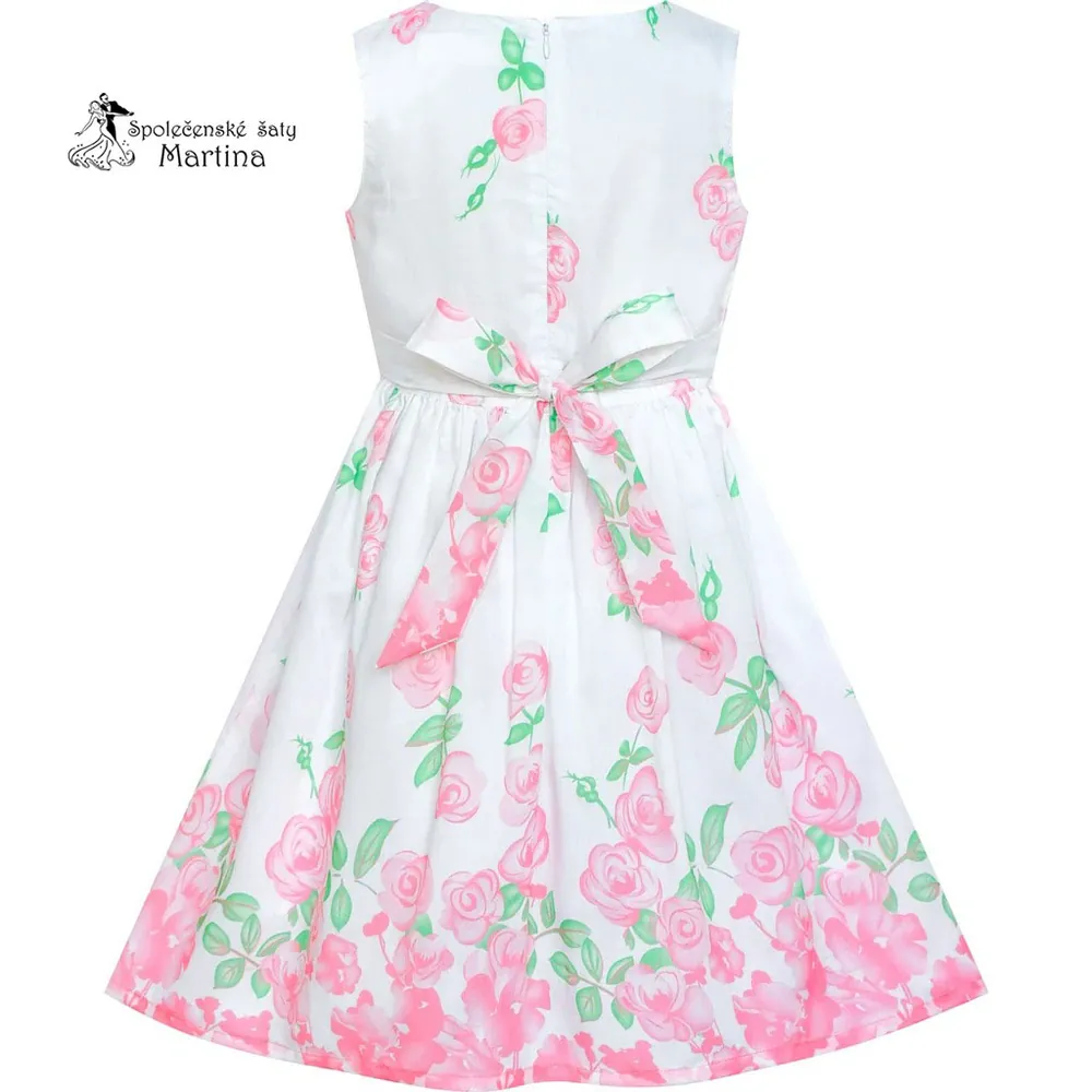 Bavlněné šaty "Martička" - růžové - vel. 11-12