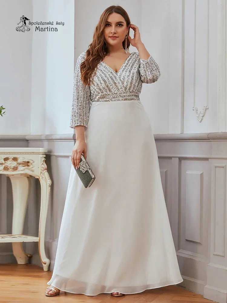 Bílé svatební šaty "Mackenzie" - vel. 54