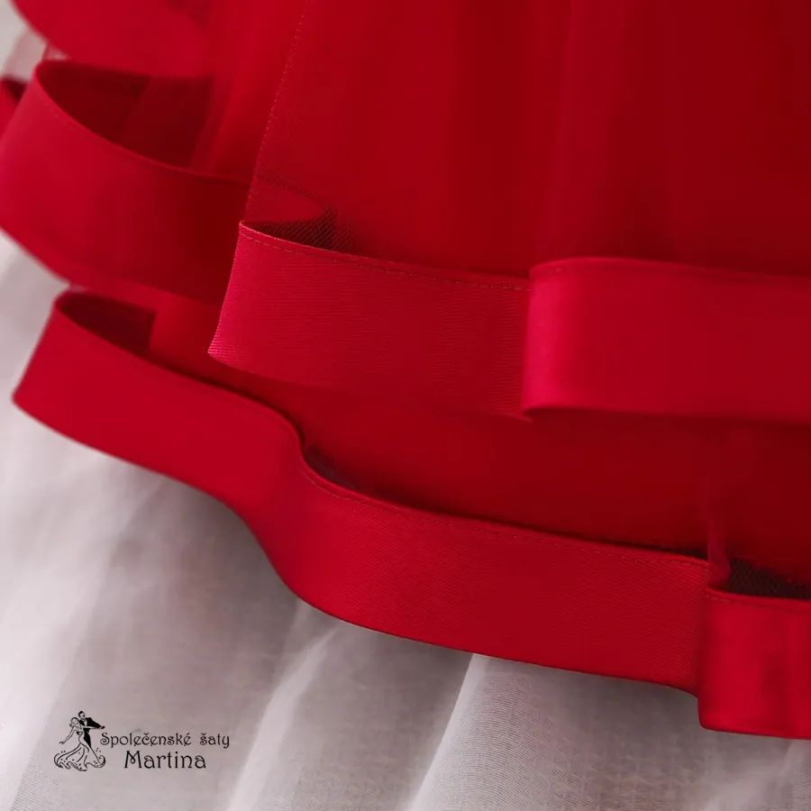 Vínové šatičky pro dívky / družičky "Sárinka" - vel. 70