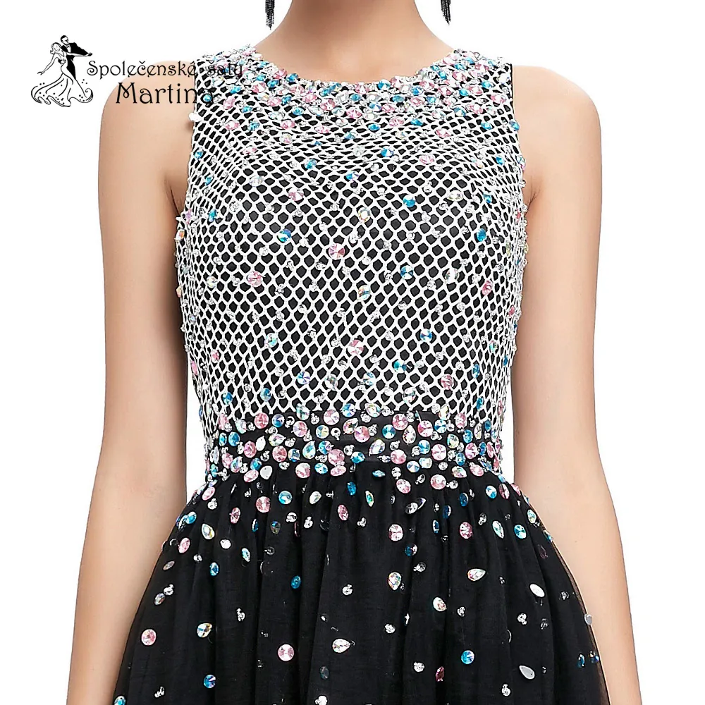 Černé společenské šaty "Mariah" s odhalenými zády - vel. 42