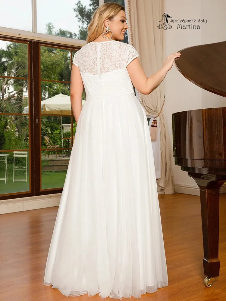 Svatební plus size šaty "Mavis" - vel. 56