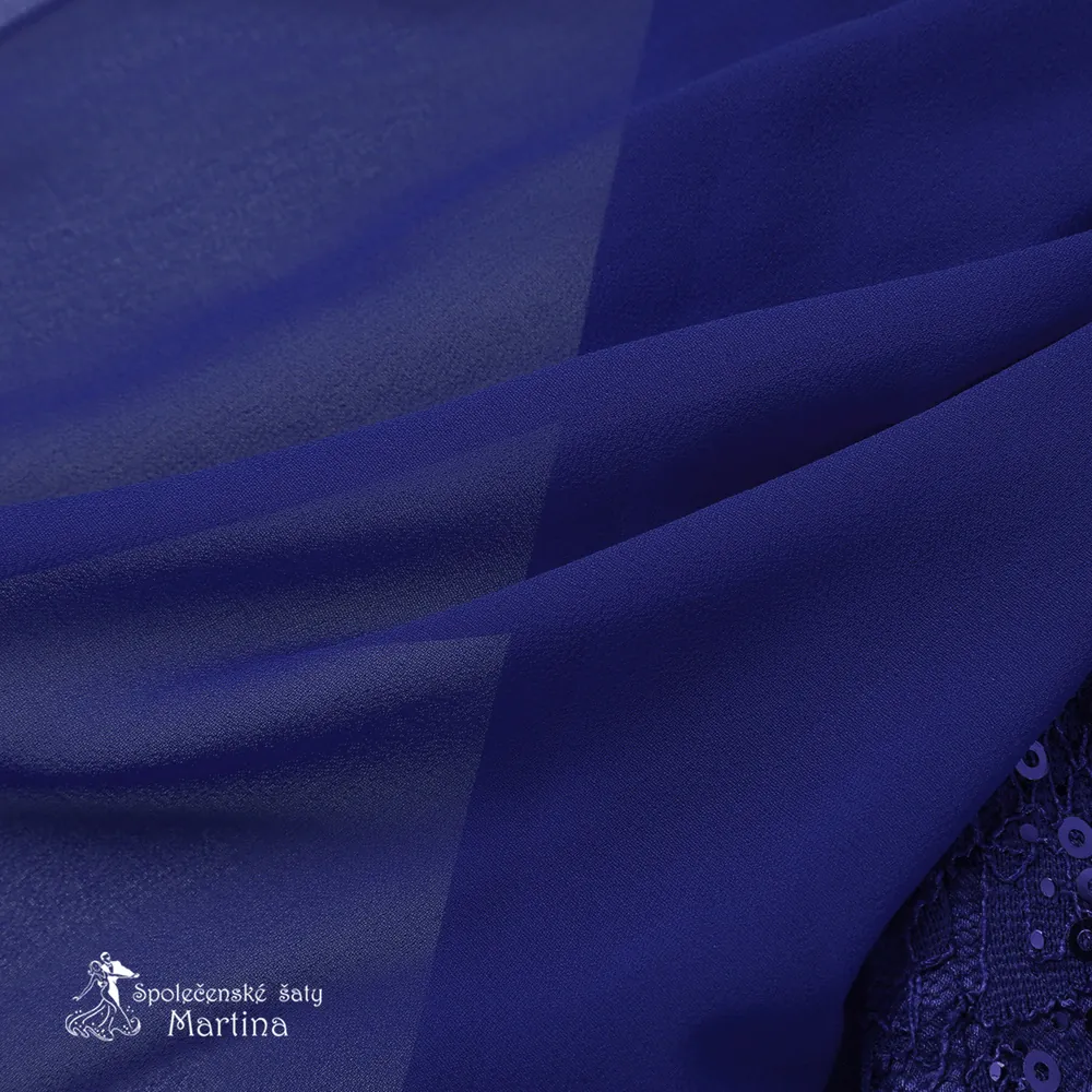 Dívčí kraťáskové šaty "Edita" - modré  vel. 4