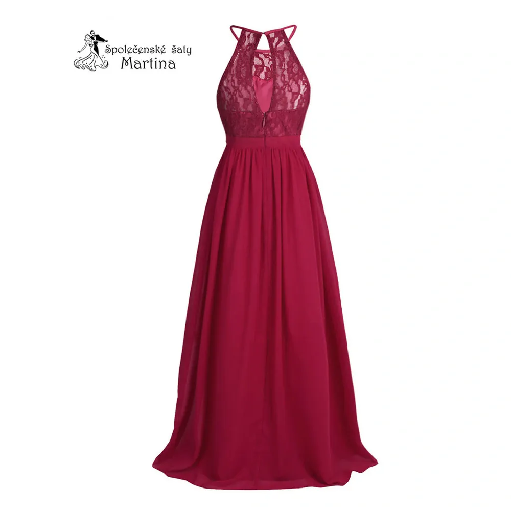 Dívčí šaty "Evelína" 4-16 let - vínové