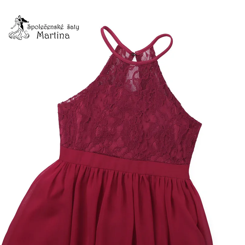 Dívčí šaty "Evelína" 4-16 let - vínové