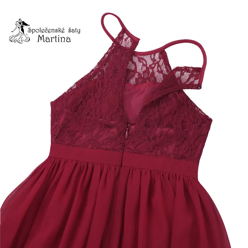 Dívčí šaty "Evelína" 4-16 let - vínové