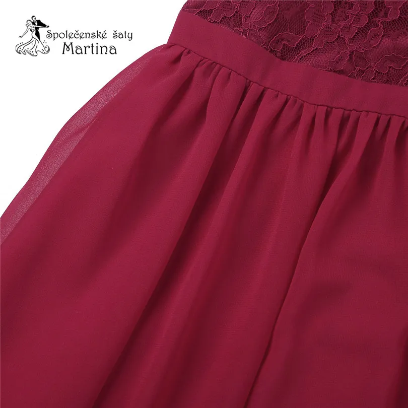 Dívčí šaty "Evelína" 4-16 let - vínové