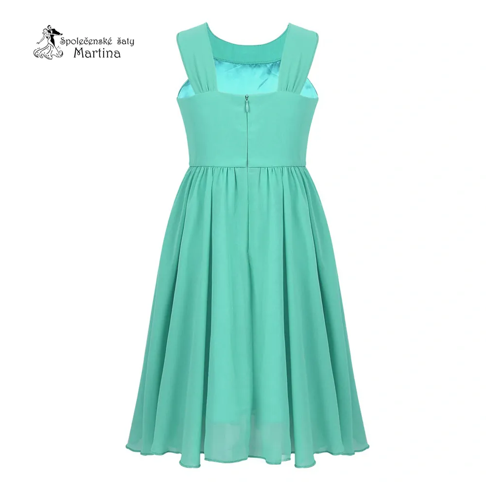 Mintové slavnostní šaty pro dívky "Dorotka" 4-14 let