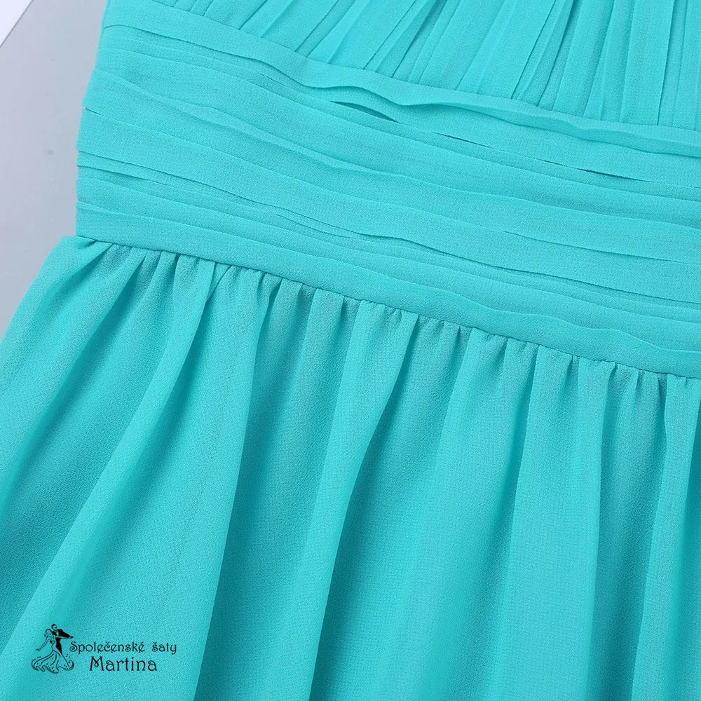 Tyrkysové slavnostní šaty pro dívky "Dorotka" 4-14 let