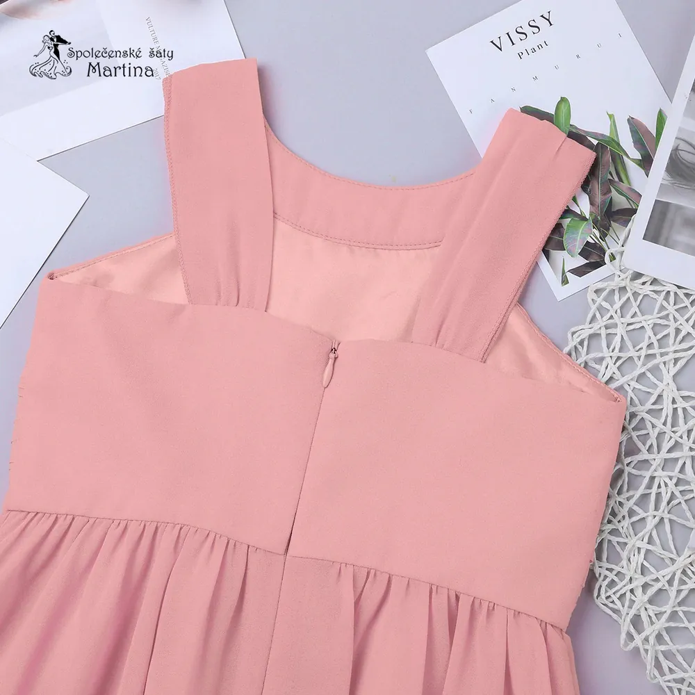 Starorůžové slavnostní šaty pro dívky "Dorotka" - vel. 6