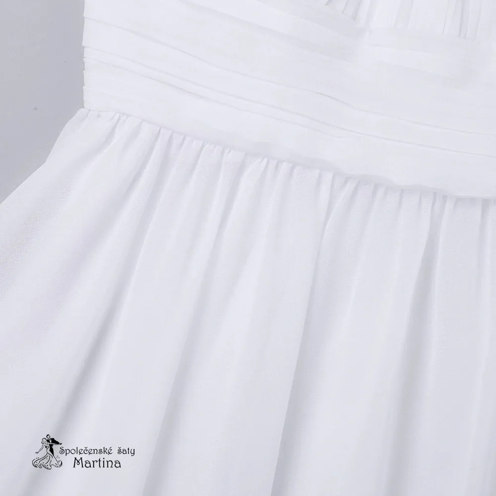 Bílé slavnostní šaty pro dívky "Dorotka" 4-14 let