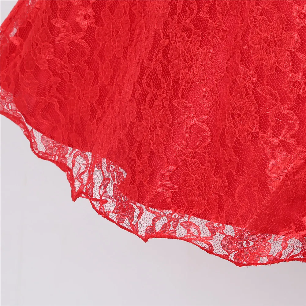 Dívčí šaty "Andrea" - červené cca 4-5 let - vel. 110