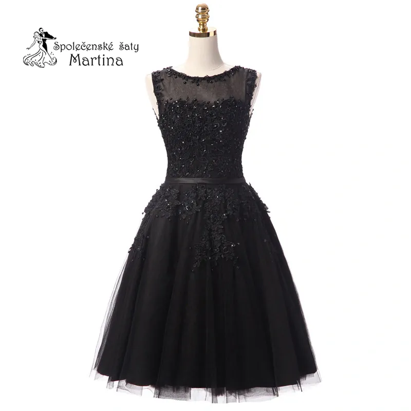 Boho černé šaty "Selena 3" - vel. 38/40