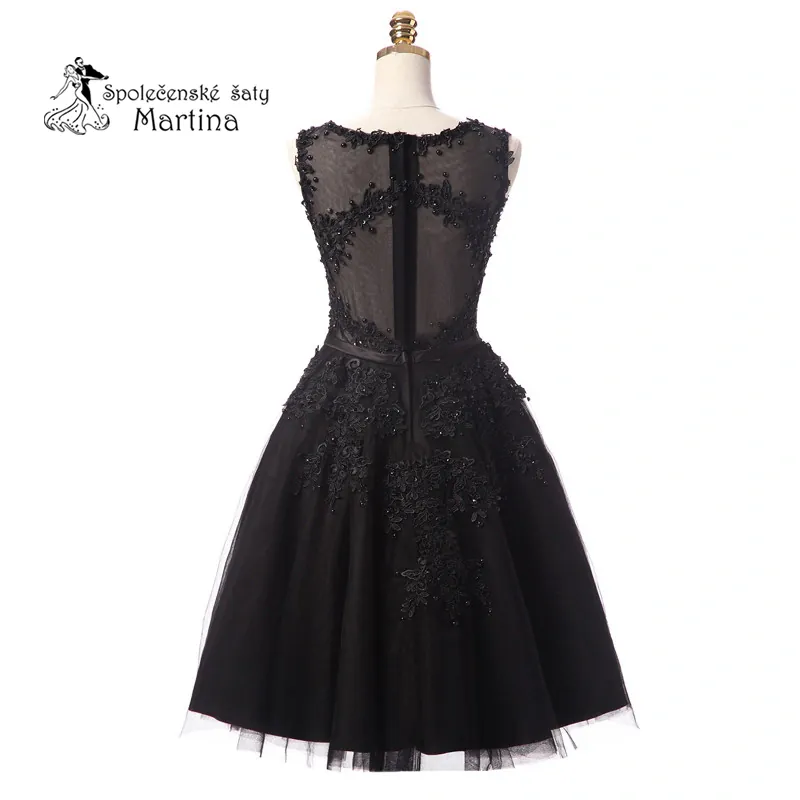 Boho černé šaty "Selena 3" - vel. 38/40