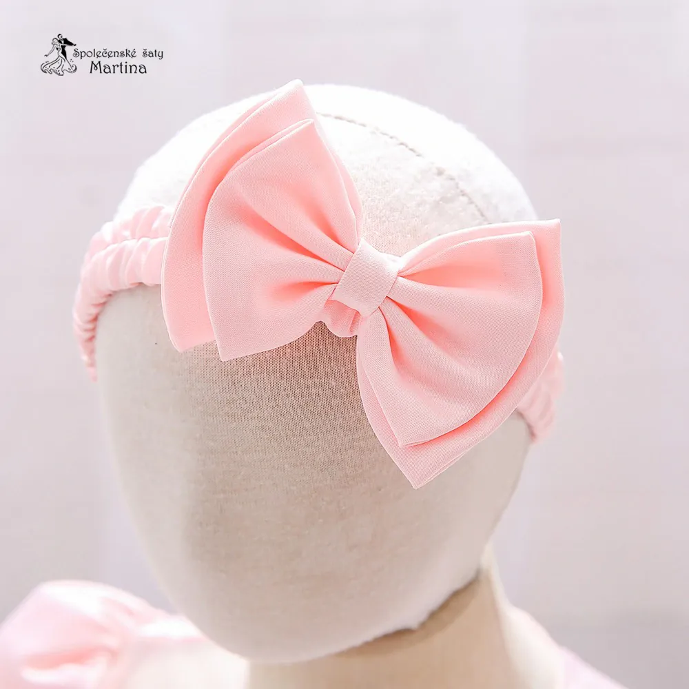 Světle růžové krátké šatičky pro malé holčičky "Agátka" - vel. 100