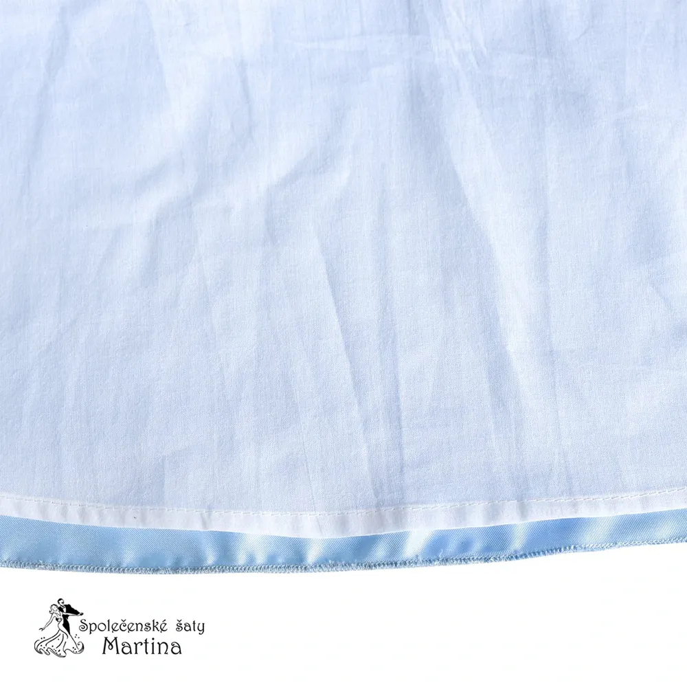 Dívčí šaty "Světlanka" - světle modré  vel. 2-3