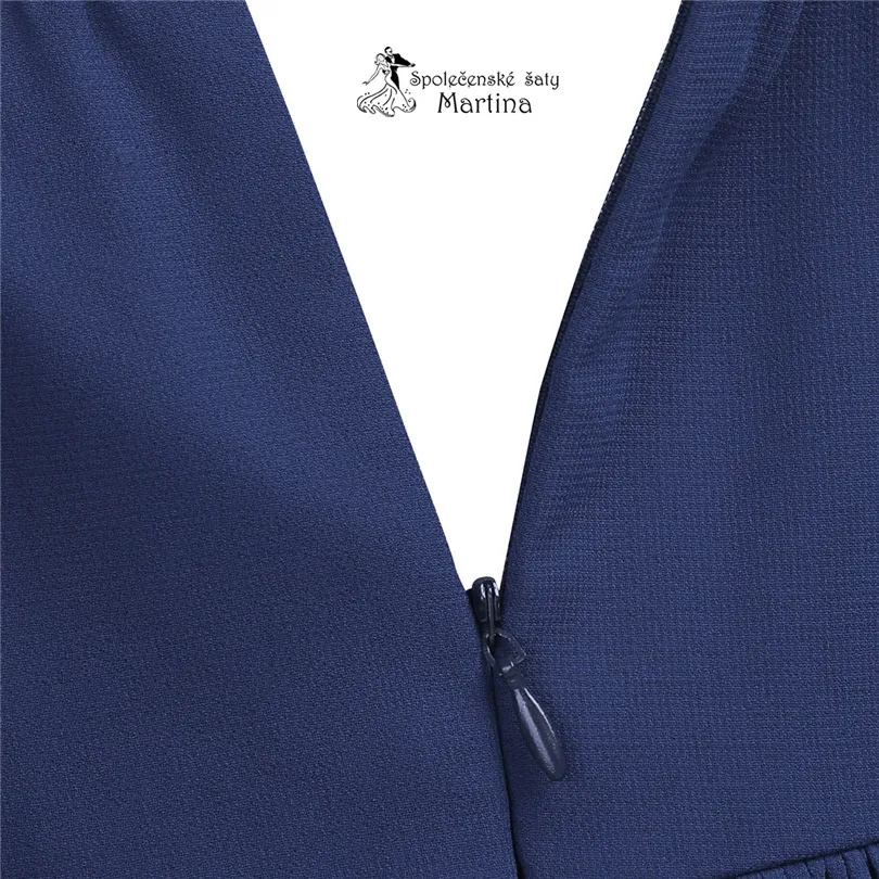 Elegantní dívčí šaty "Ljuba" - tmavě modré  vel. 6