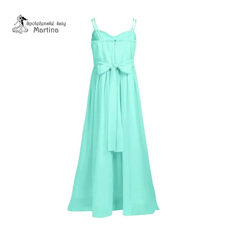 Elegantní dívčí šaty "Ljuba" - mint  vel. 6