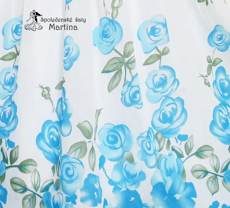 Dívčí šaty "Eliška" - modré vel. 9-10