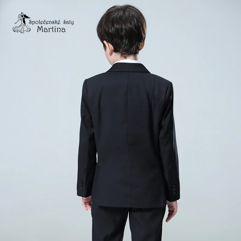 3-dílný oblek 1,5-13 let - černý