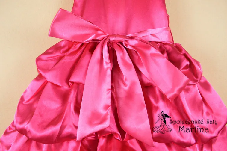 Dívčí šaty "Fanynka" - fuchsiové - vel. 4-5