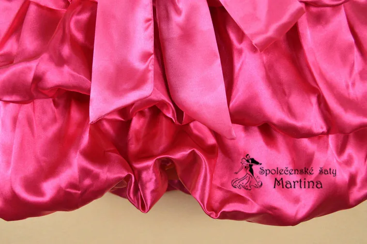 Dívčí šaty "Fanynka" - fuchsiové - vel. 4-5