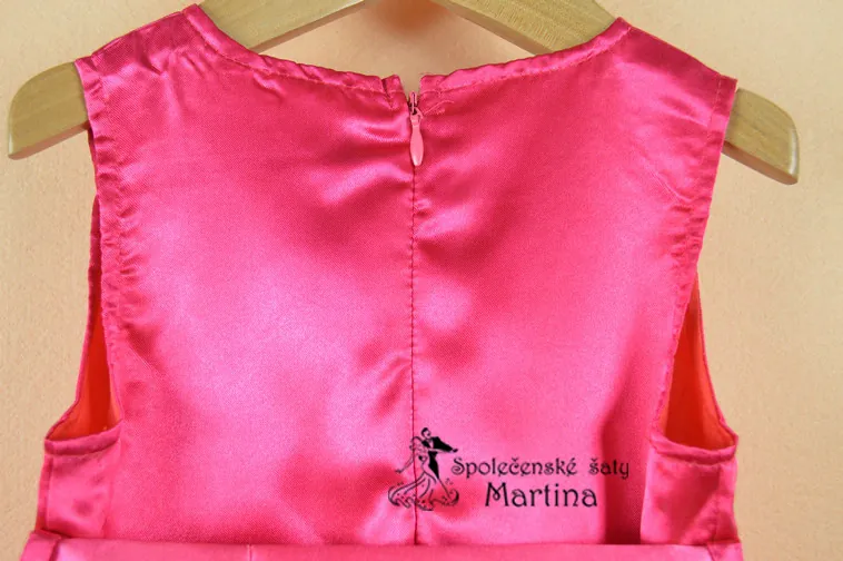 Dívčí šaty "Fanynka" - fuchsiové - vel. 4-5