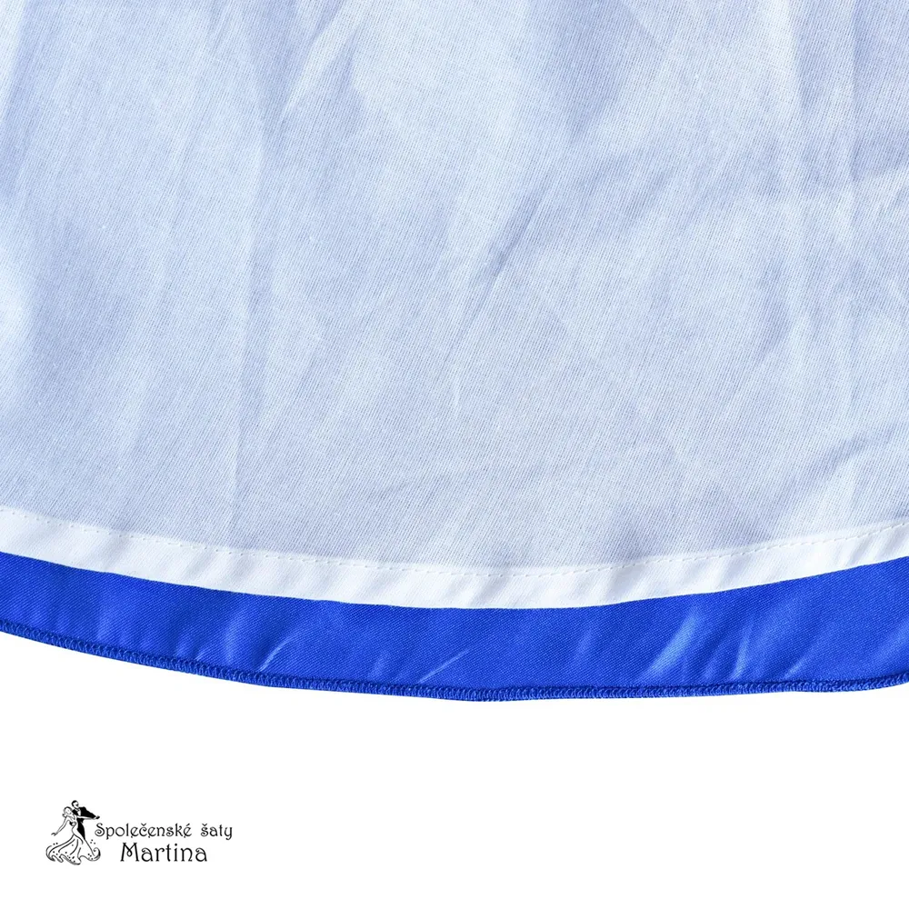 Modré dívčí šaty "Lucie" - vel. 12