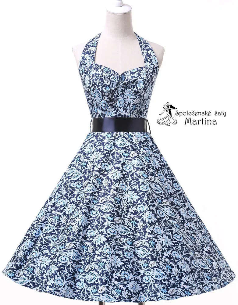 Vintage/retro šaty, 50´ léta - M