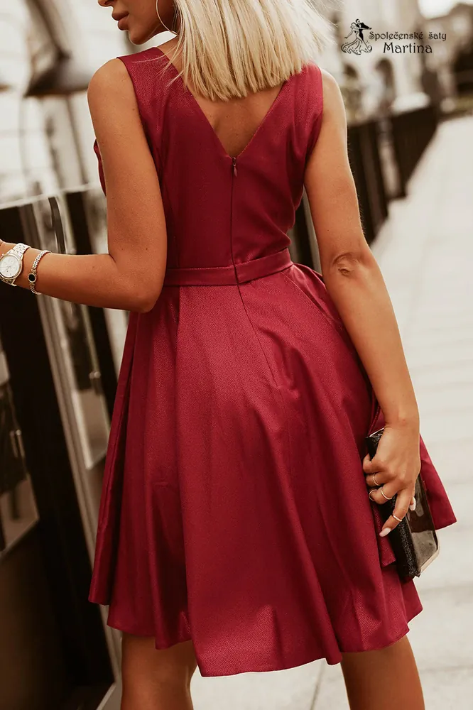 Vínové třpytivé koktejlky "Freya" - vel. 36