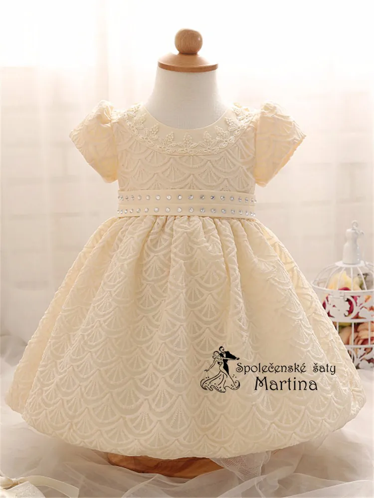 Dívčí šaty pro družičku "Maruška" 0-18 měsíců