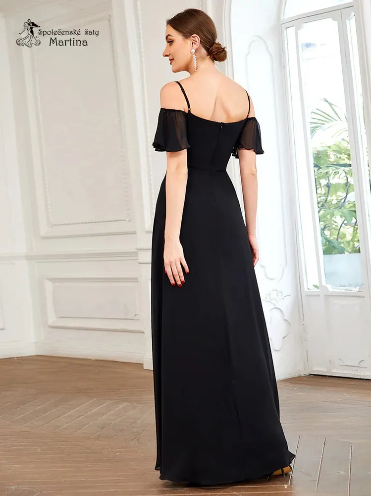 Černé společenské šaty "Alisia"