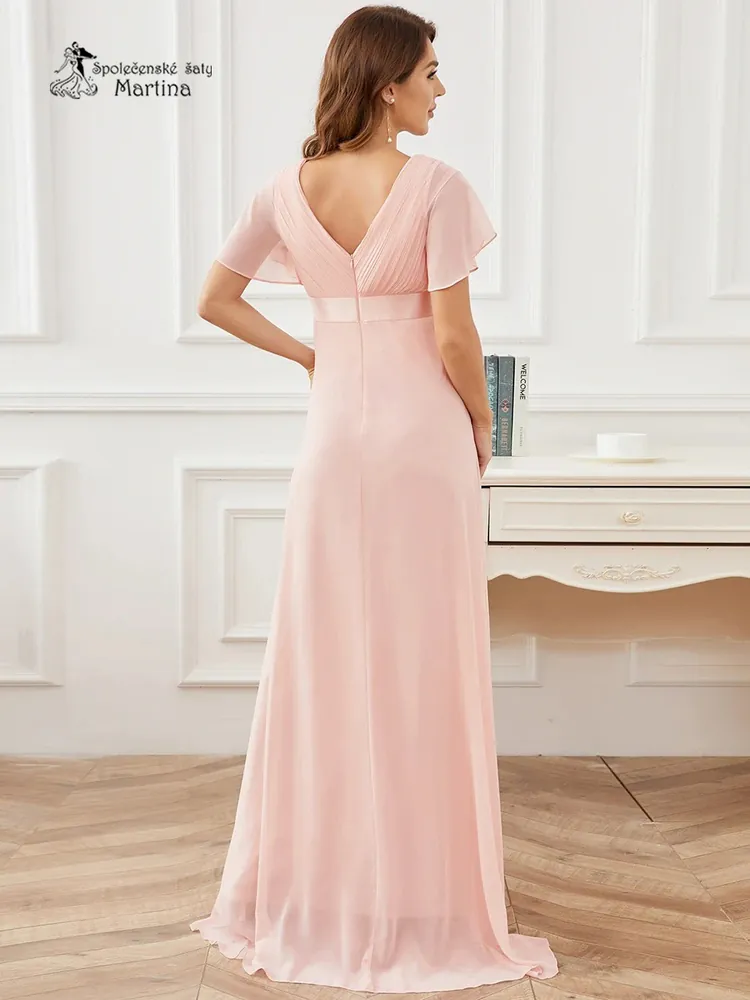 Lehké růžové těhotenské šaty "Phoebe" 