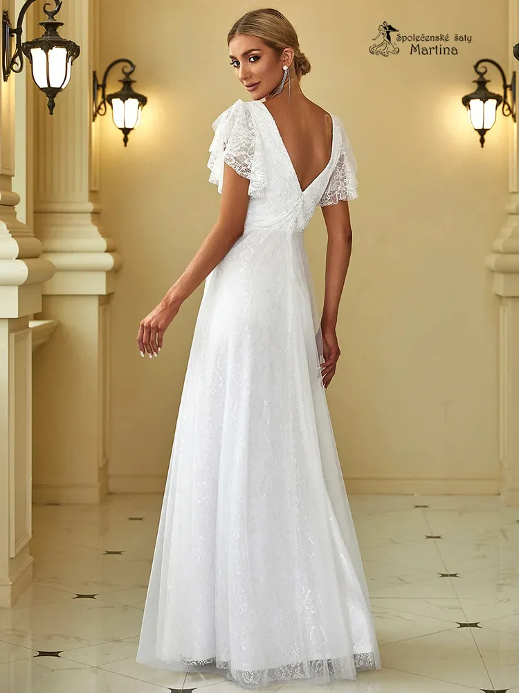 Svatební krajkové šaty či na věneček "Jinny"