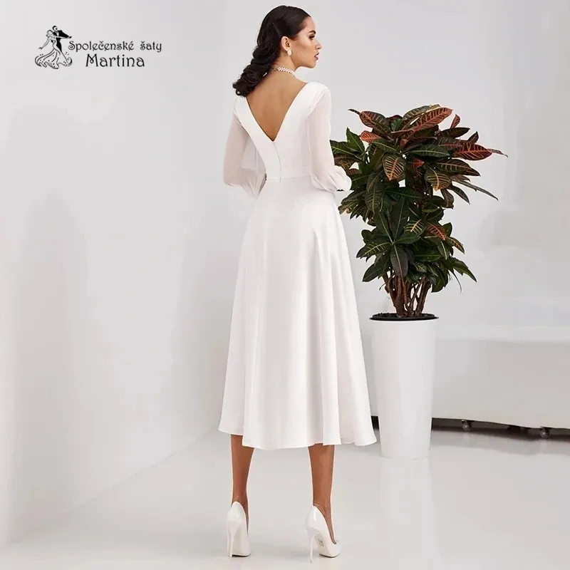 Krémové popůlnoční midi šaty "Jade" - vel. 34