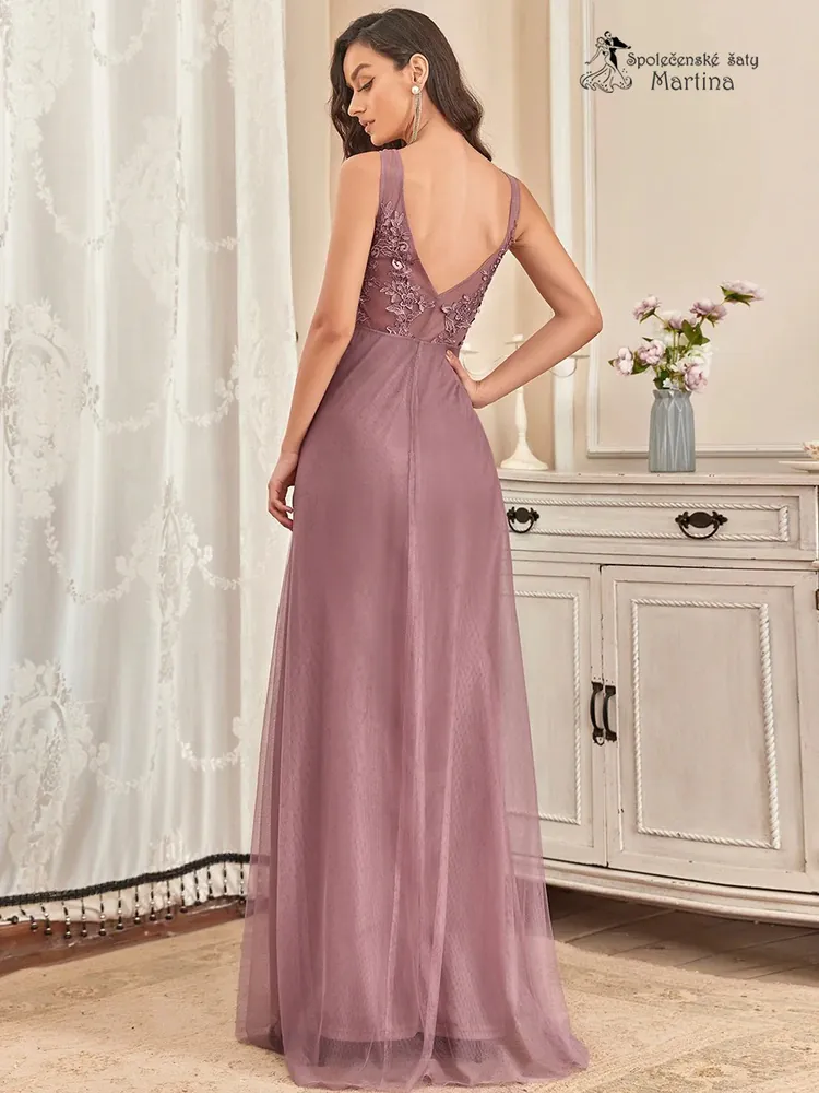 Boho šaty "Thelma" - starorůžové - vel. 38