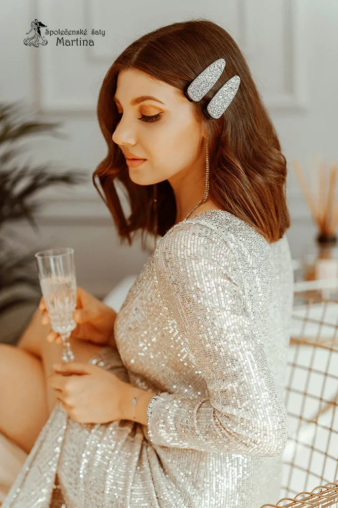 Champagne večerní společenské šaty "Jennifer"