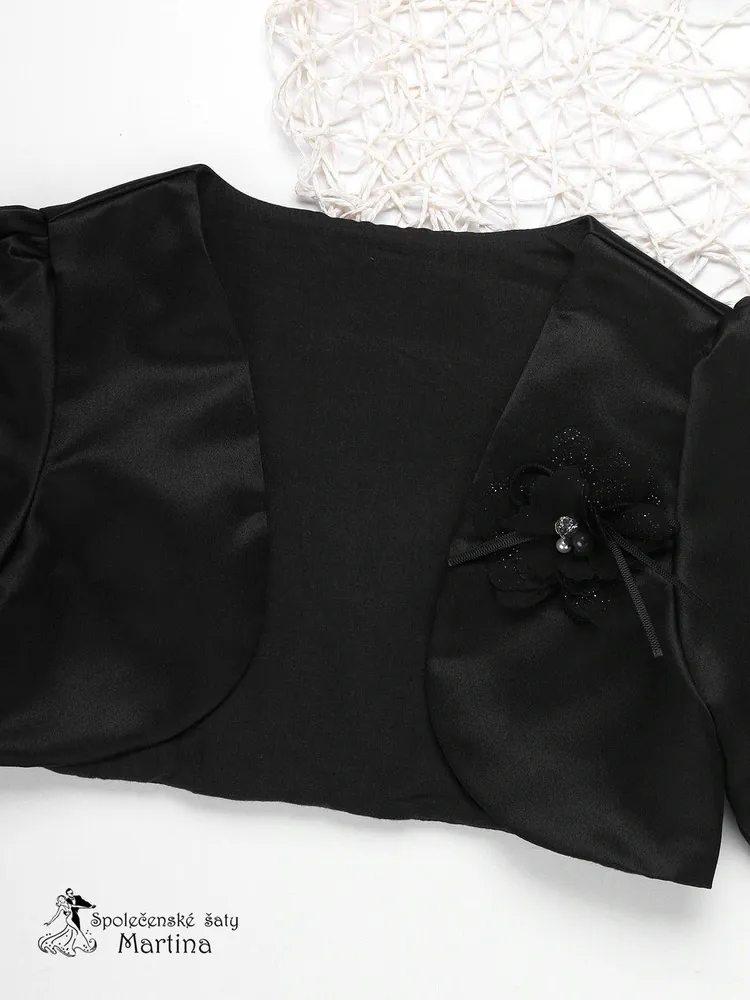 Bolerko k dívčím šatům - černé