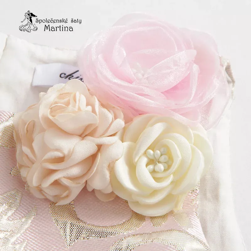 Luxusní asymetrické růžové dívčí šatičky "Jasmínka" 3-12 let