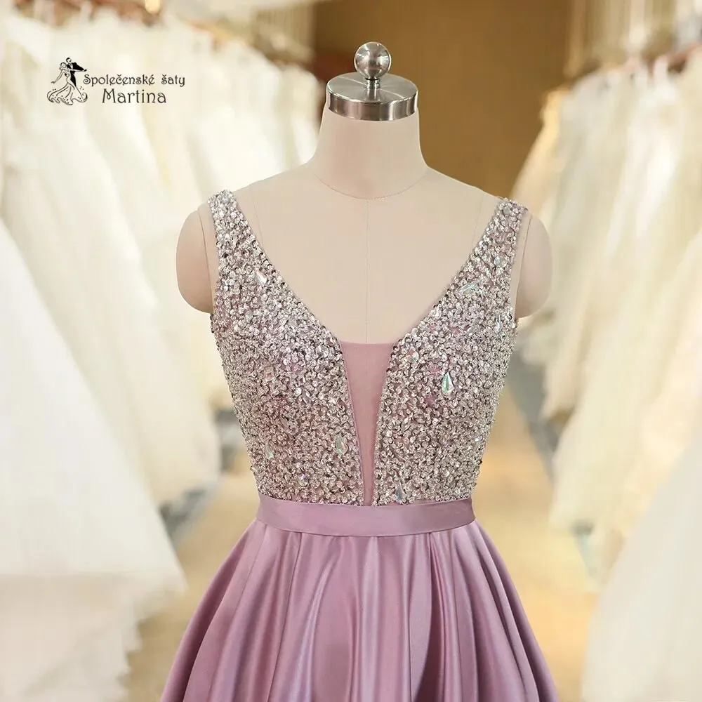 Mauve společenské/maturitní šaty "Gaby" 