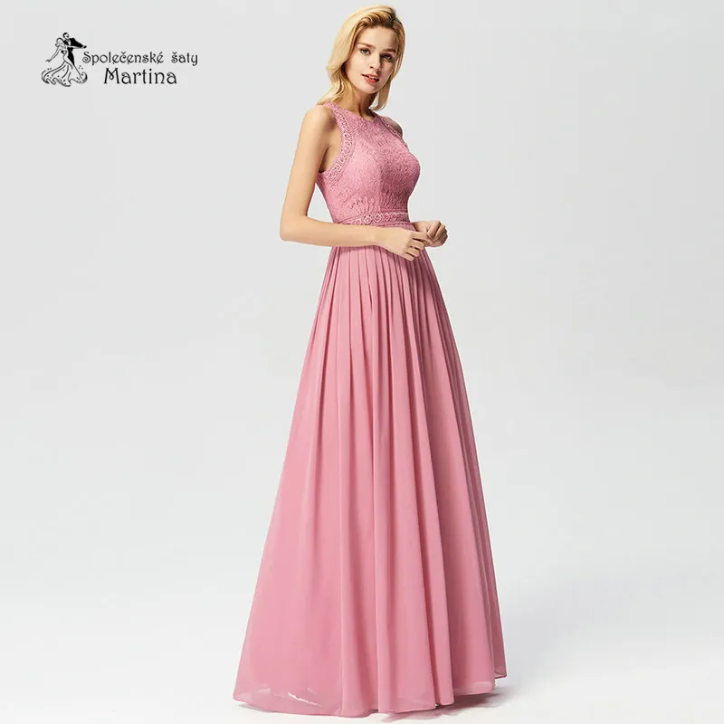 Společenské šaty "Christianne" - starorůžové