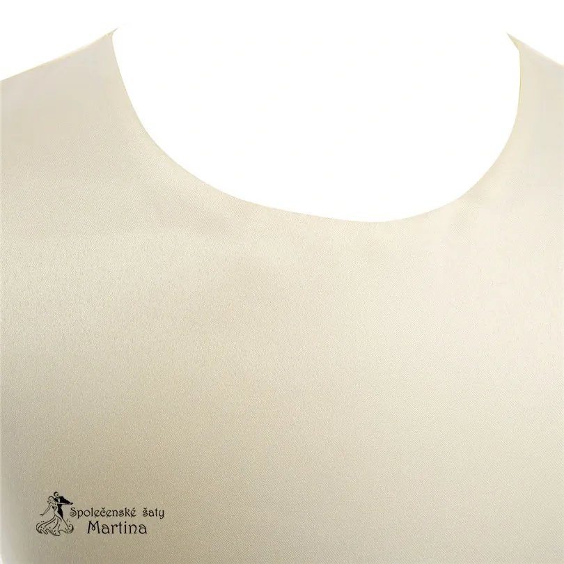 Šaty pro družičku "Alenka delší" 2-14 let - champagne