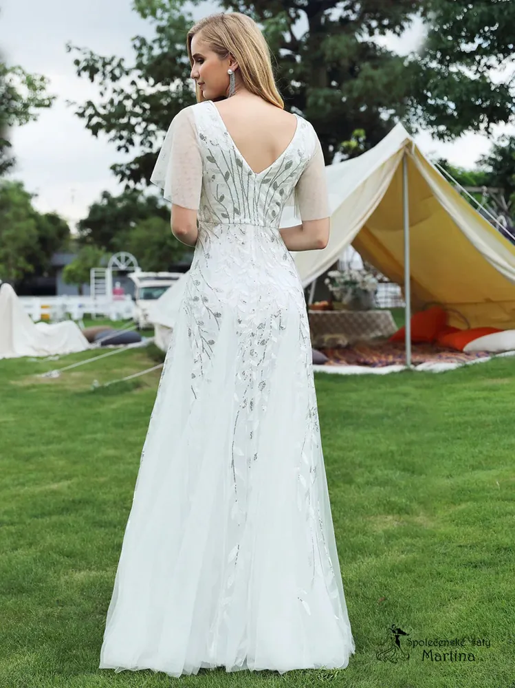 Bílé svatební šaty "Kim"