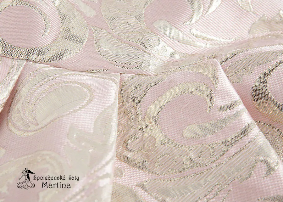 Luxusní asymetrické růžové dívčí šatičky "Jasmínka" 3-12 let