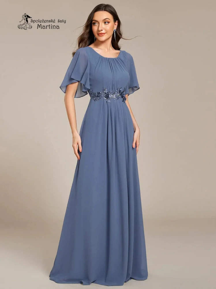 Staromodré dlouhé šaty pro svatebního hosta, svědkyni, maminku svatby "Rosalinda"
