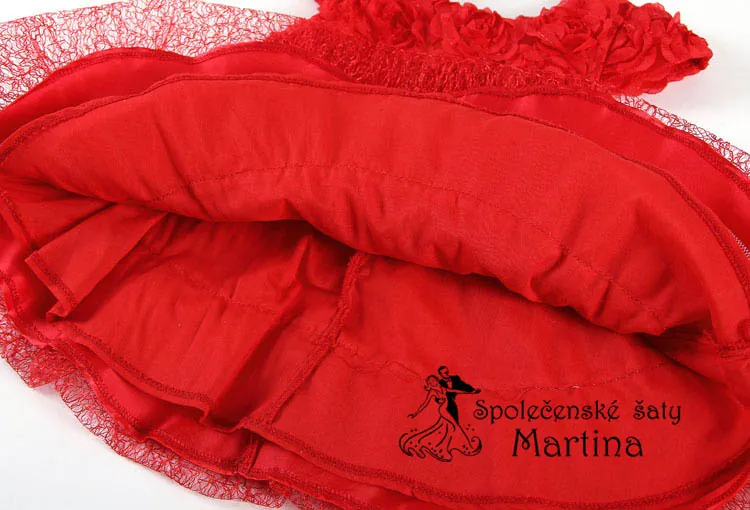 Dívčí šaty "Sonička" 0-24 měs. - červené