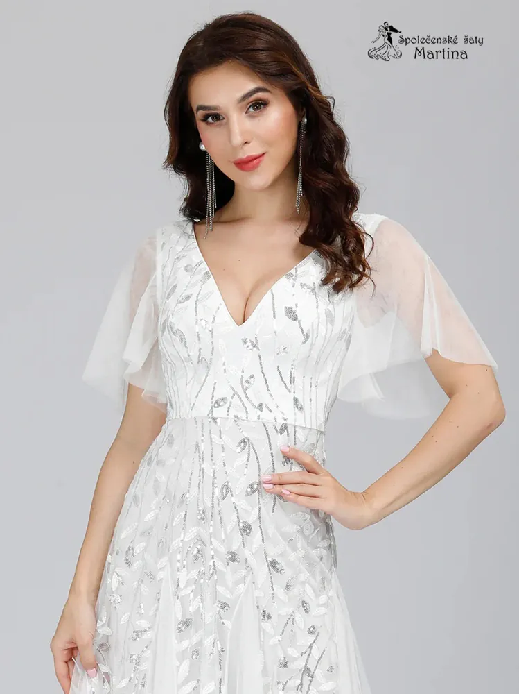Bílé svatební šaty "Kim"