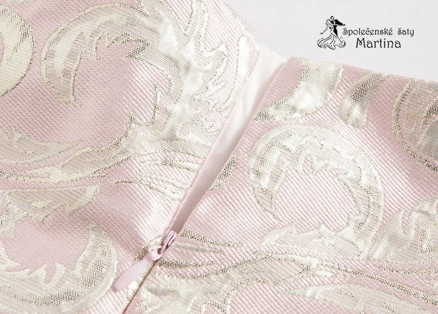 Luxusní asymetrické růžové dívčí šatičky "Jasmínka" 3-12 let