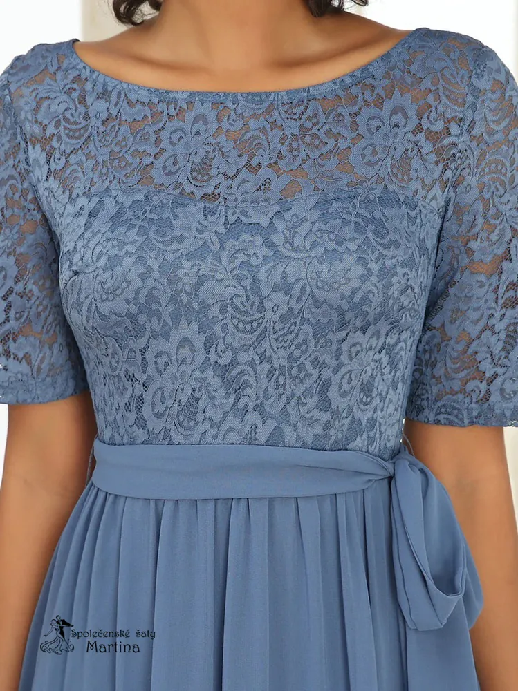Společenské šaty "Leonne" v barvě dusty navy